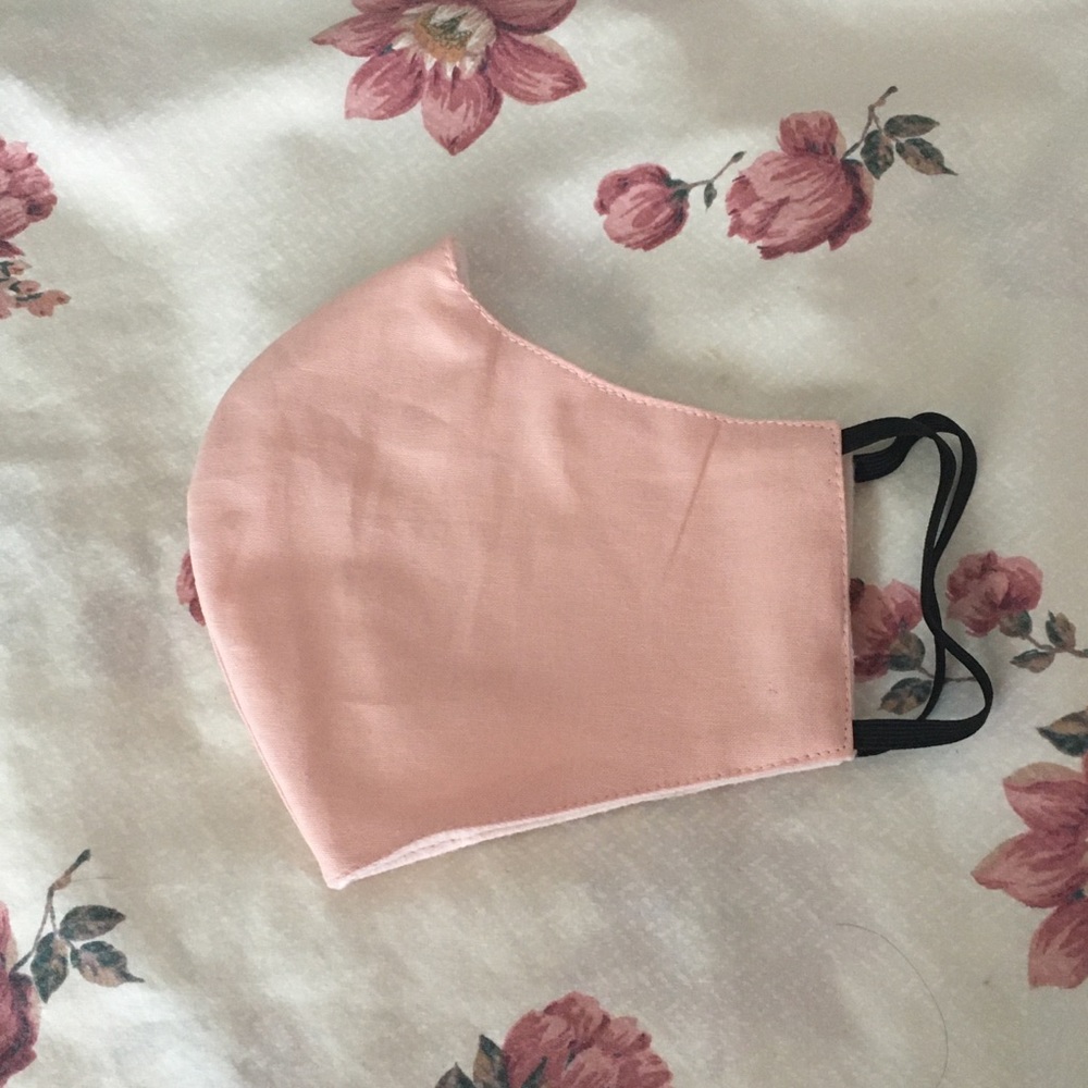 Peach Pretty, Solid Quality Face Mask - Picture 3 of 6